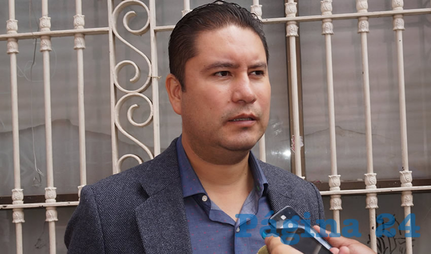 Iván de Santiago Beltrán, secretario de Gobierno del ayuntamiento de Zacatecas (Foto Merari Martínez Castro)