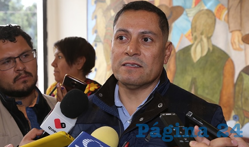 Juan Estrada Hern&aacute;ndez, secretario del Zacatecano Migrante (Foto: Eddylberto Lu&eacute;vano Santill&aacute;n)