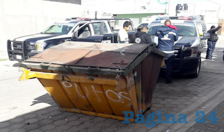 El depósito de basura en que tiraron el producto, se encuentra en la calle Uruguay, en el fraccionamiento San José de Buenavista, en San Francisco de los Romo