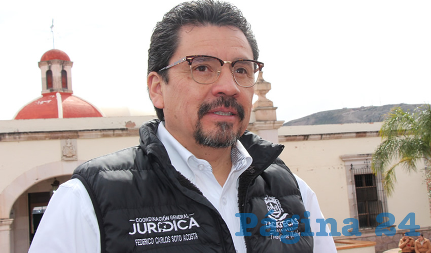 Federico Soto Acosta, coordinador General Jurídico del Gobierno del Estado (Foto Rocío Castro)