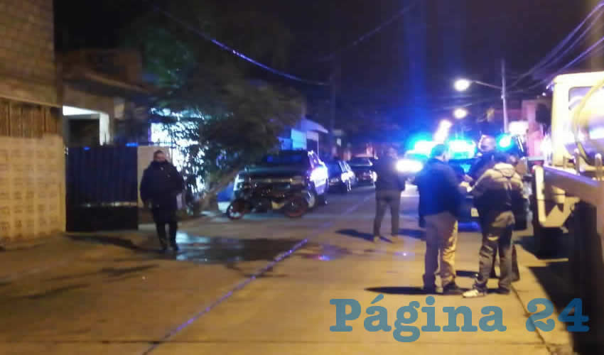 En el domicilio situado en calle Centro de Arriba 102, Juan Antonio González Perales fue balaceado por un encapuchado