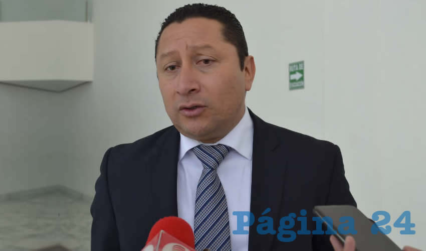 Juan Antonio Viesca Vázquez, titular de la oficina de Representación de la Secretaría de Relaciones Exteriores (SRE) en Zacatecas (Foto Merari Martínez)