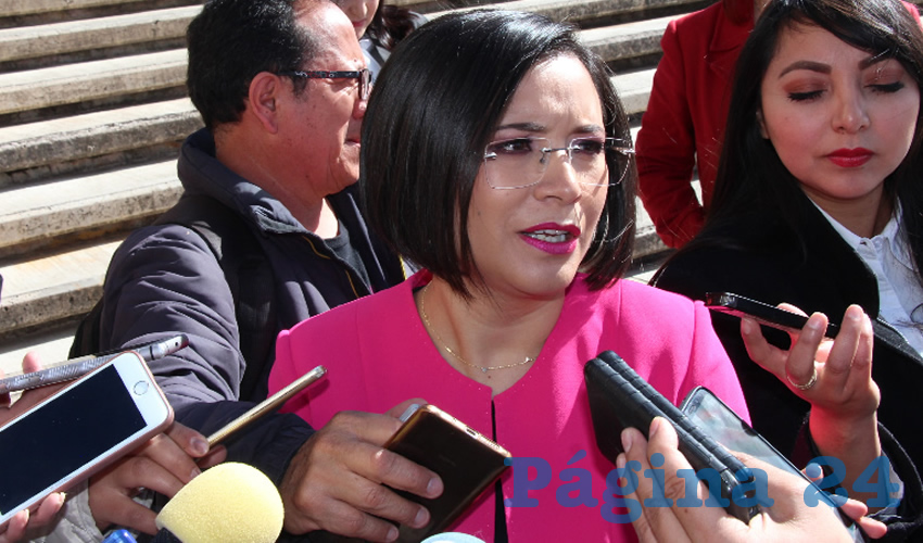María de la Luz Domínguez Campos, titular de la Comisión de Derechos Humanos del Estado de Zacatecas (CDHEZ) (Foto Archivo Página 24)