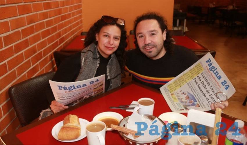 En Las Antorchas almorzaron Ana Lucía Salazar Algravez y Antonio Roldán Villafan, quienes nos visitan de Tijuana