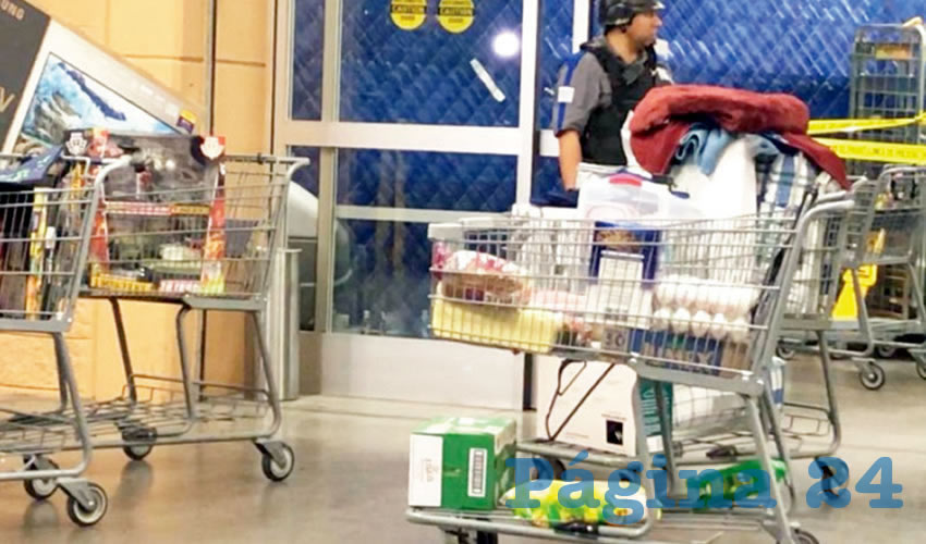 El altercado ocurrió en la puerta de salida de la tienda Sam’s club, ubicada en una plaza comercial localizada en las confluencias DR. R Michel y Salvador López Chávez, en el municipio de Guadalajara/Fotos: Especial