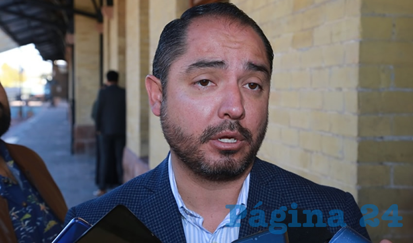 Jesús Prieto Díaz, presidente municipal de Rincón de Romos (Foto: Eddylberto Luévano Santillán)