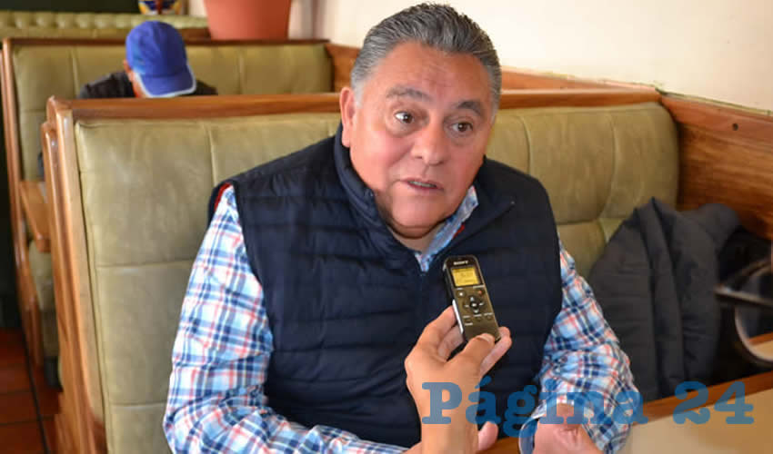 Arturo Ortiz Méndez, dirigente estatal del Partido de la Revolución Democrática (PRD) (Foto Merari Martínez)