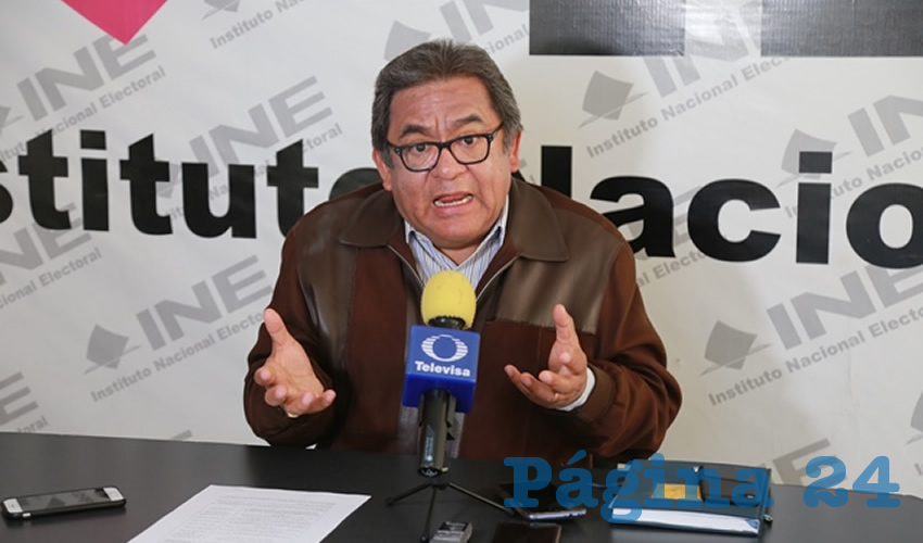 Ignacio Ruelas Olvera, vocal ejecutivo del INE (Foto: Eddylberto Lu&eacute;vano Santill&aacute;n)