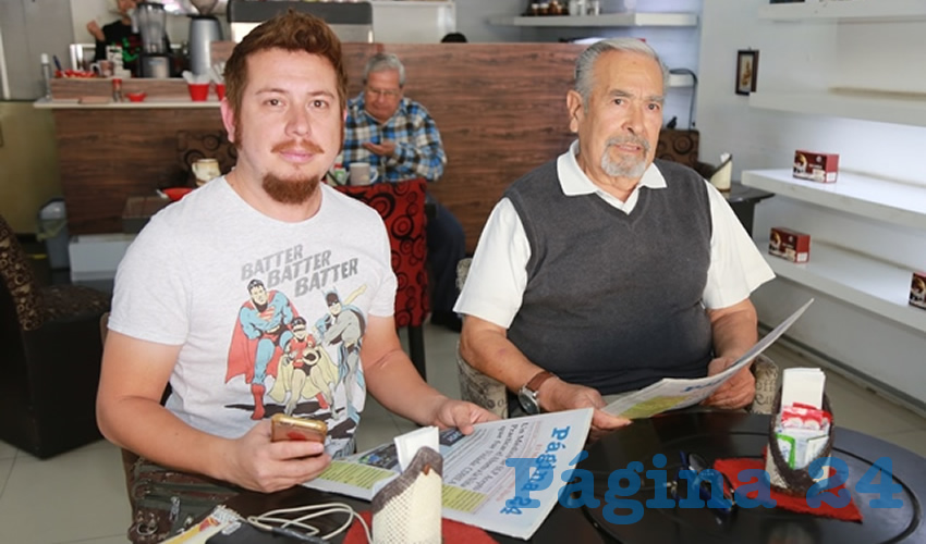 En Caf&eacute; San Marcos se reunieron Olaf Rodr&iacute;guez Gonz&aacute;lez y Juan Manuel Rodr&iacute;guez Gonz&aacute;lez 