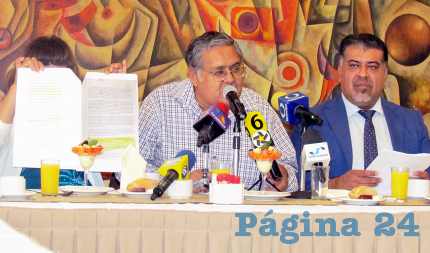 “El gobierno del estado presionó para que nos desalojaron, en la FGR toman decisiones que no deberían de haber tomado y es por complacer a estos gachupines“, acusó Nicolás Vega Pedroza, líder ejidal de El Zapote/Foto: Archivo Página 24