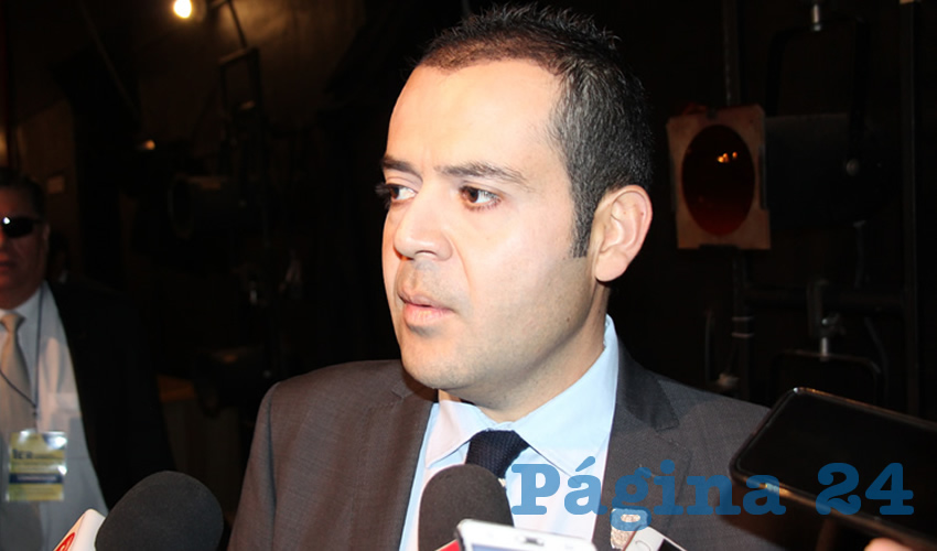 Ulises Mejía Haro, presidente municipal de Zacatecas (Foto Rocío Castro)