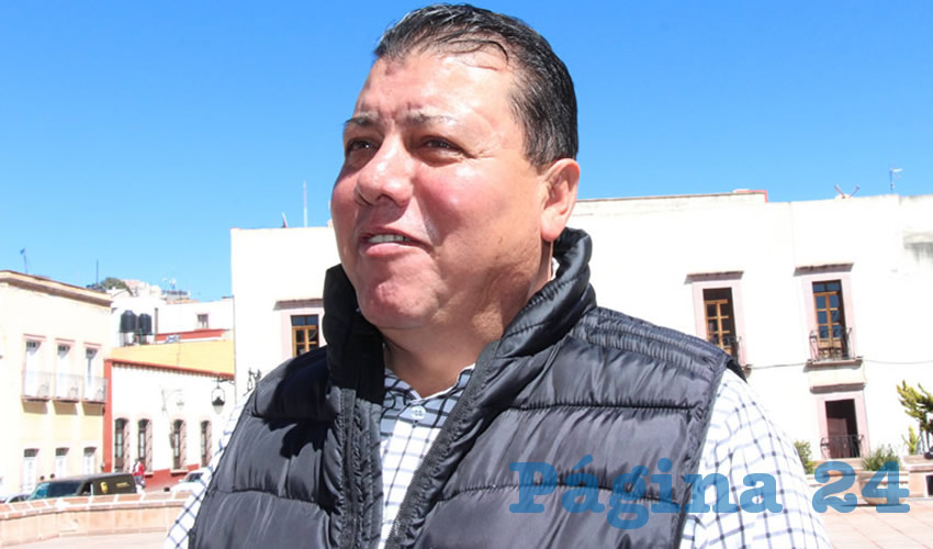 Fernando Galván Martínez, productor y líder frijolero de la zona norte de Zacatecas (Foto Rocío Castro Alvarado)