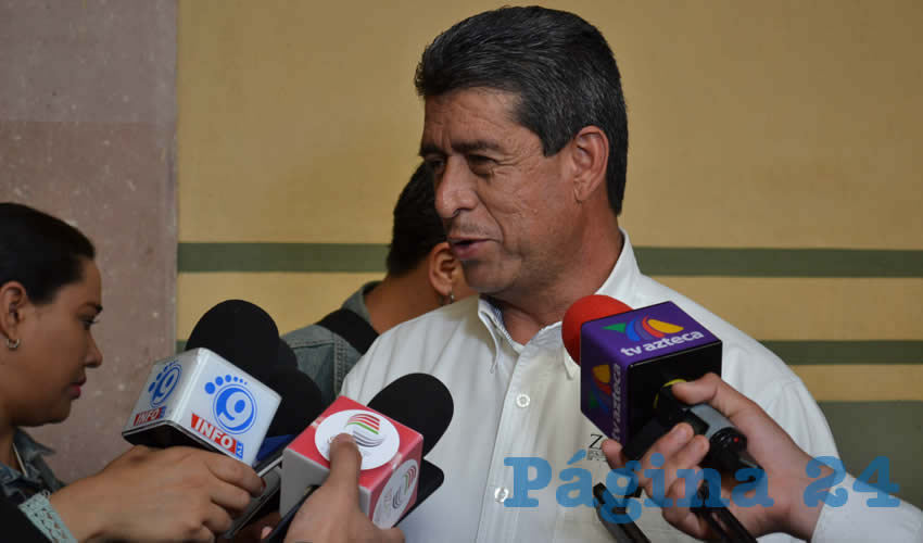 Miguel Félix Carrillo, secretario de Servicios Públicos del ayuntamiento de Zacatecas (Foto Archivo Página 24 Zacatecas)