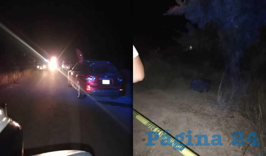 Rubén Emmanuel Regalado, que contaba con 29 años, murió al ser atropellado en la carretera estatal 76, que comunica los poblados El Salitre, Aguascalientes y La Montesa, Zacatecas