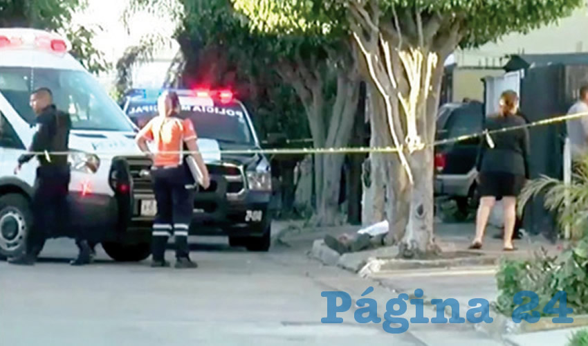 El crimen ocurrió en la calle Alicante a su cruce con Antequera, en la colonia Lomas de Zapopan/Foto: Especial