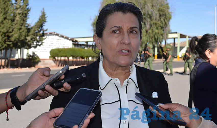 Gema Mercado Sánchez, titular de la Secretaría de Educación (Seduzac) (Foto Merari Martínez)