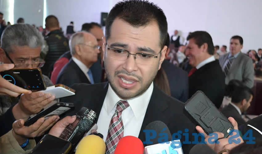 Jehú Salas Dávila, titular de la Secretaría General de Gobierno del estado (Foto: Merari Martínez)