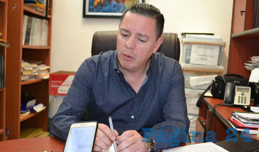 Raúl Brito Berúmen, destacó que continúan con los procesos de la cuenta pública de los municipios del estado, además detalló que ya iniciarán con los procedimientos para auditar al Instituto de Seguridad Social y Servicios de los Trabajadores del Estado de Zacatecas (Issstezac), a petición de la LXIII Legislatura (Foto: Merari Martínez)