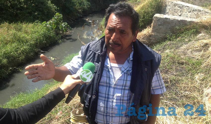 Ramón Santos Cabrera, de la cooperativa de pescadores de San Pedro Valencia, exigió al gobierno que tome acciones para tratar las contaminadas aguas, para que llegue más limpia a la presa, “y poder mantenerlo así nosotros que somos los pescadores, porque allá en Valencia no contamos con nada de tierra”/Fotos: Rafael Hernández Guízar