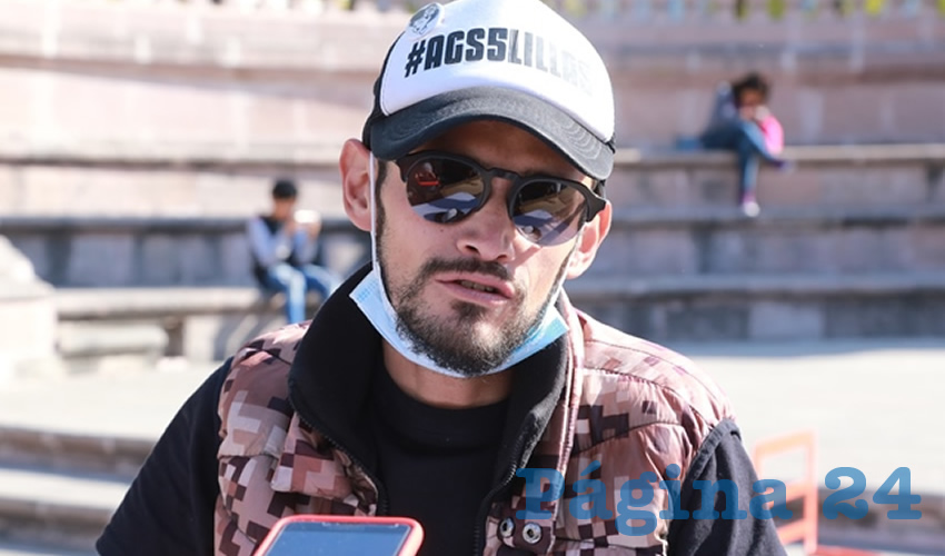 Fernando Alonso Parra Vallejo, líder del movimiento Aguascalientes sin Colillas (Foto: Eddylberto Luévano Santillán)