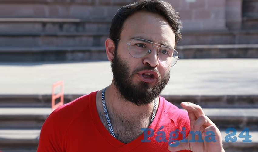 Ethan de Jesús Saldaña Campos, psicólogo (Foto: Eddylberto Luévano Santillán)