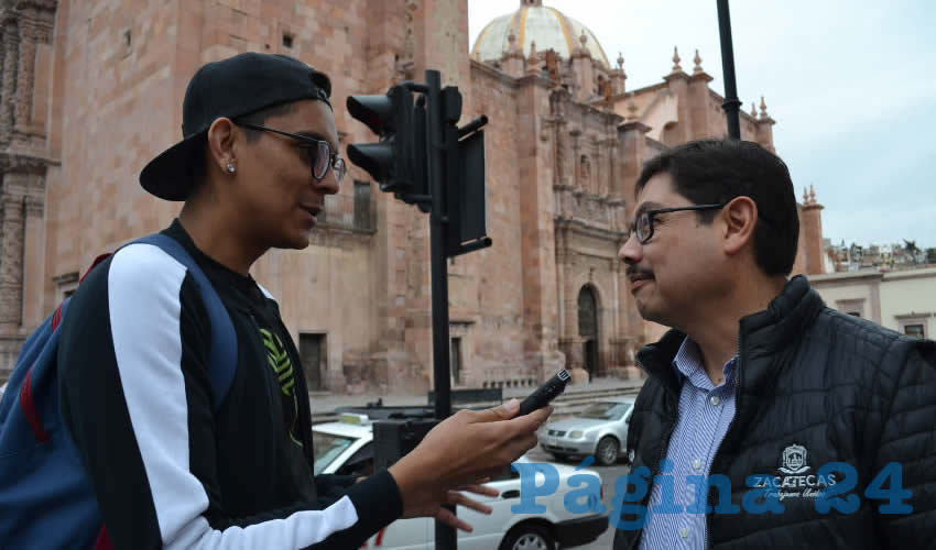 Alfonso Vázquez Sosa, director del Instituto Zacatecano de Cultura (IZC) Ramón López Velarde, aseguró que “hay un avance considerable” para la conformación del programa de artistas que participarán en el Festival Cultural 2020 (Foto Merari Martínez)