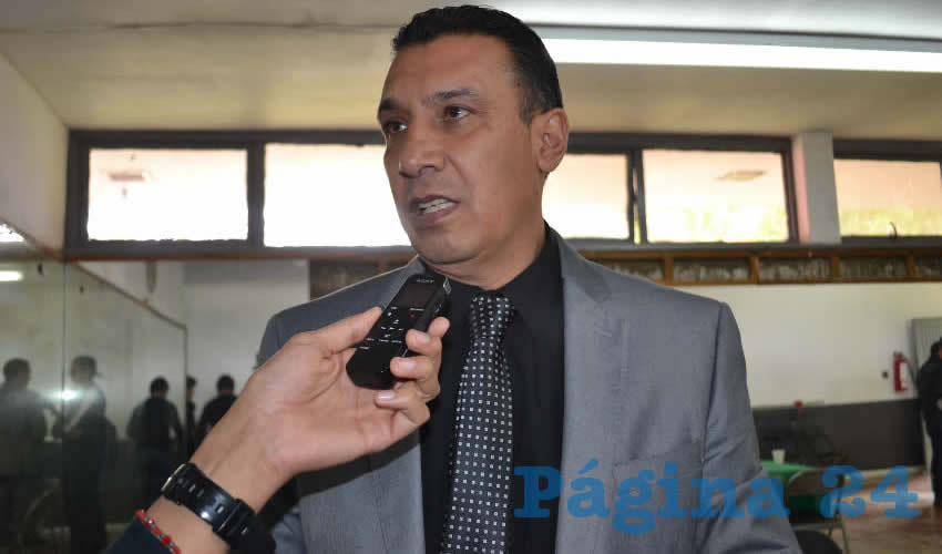 Adolfo Márquez Vera, director general del Instituto de Cultura Física y Deporte del Estado de Zacatecas (Incufidez) (Foto Merari Martínez)