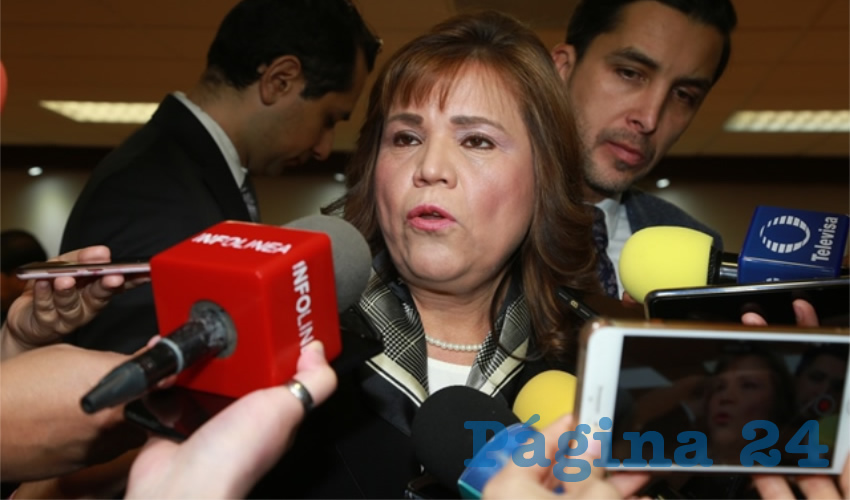 Gabriela Espinosa Castorena, magistrada presidenta del Supremo Tribunal de Justicia del Estado (Foto: Eddylberto Luévano Santillán)