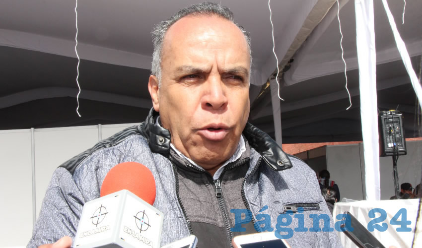 Cliserio del Real Hernández, subsecretario del Servicio Nacional de Empleo (SNE) en Zacatecas (Foto Rocío Castro)