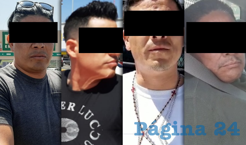 Los cuatro detenidos son originarios de Le&oacute;n, Guanajuato; fueron atrapados cuando se encontraban afuera del banco BBVA del centro comercial Velaria Mall, en espera de que dos compinches les se&ntilde;alaran alguna v&iacute;ctima que retirara alguna cantidad considerable de dinero en efectivo 