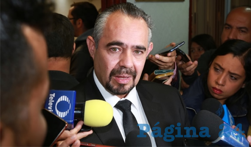 Marcos Javier Tachiquín Ruvalcaba, presidente del Instituto de Transparencia del Estado de Aguascalientes (Foto: Eddylberto Luévano Santillán)