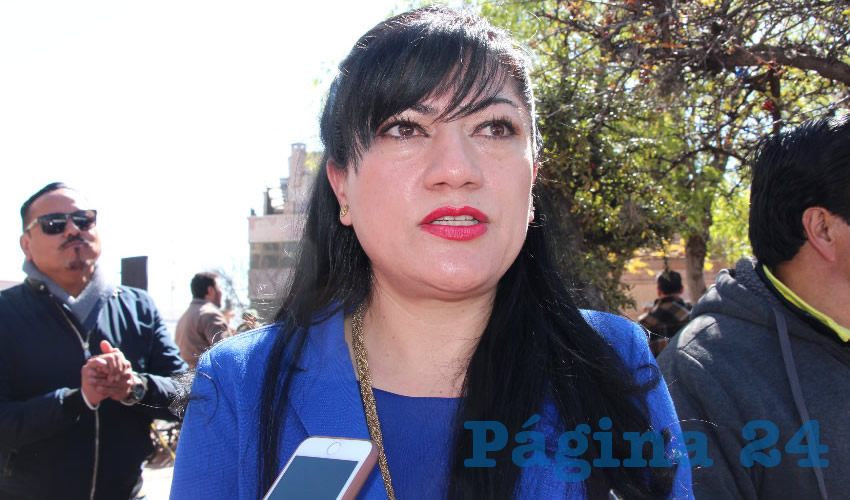 Lorena Lamas Arroyo, secretaria ejecutiva del Sistema Estatal de Protección Integral de Niñas, Niños y Adolescentes (Sipinna) (Foto Rocío Castro)