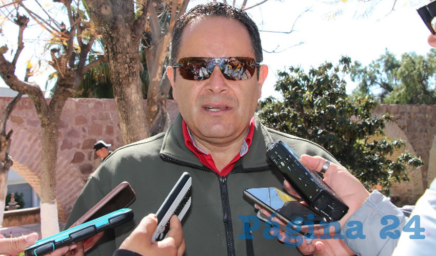 Antonio Caldera Alaniz, titular de la Dirección Estatal de Protección Civil y Bomberos (Foto Rocío Castro)