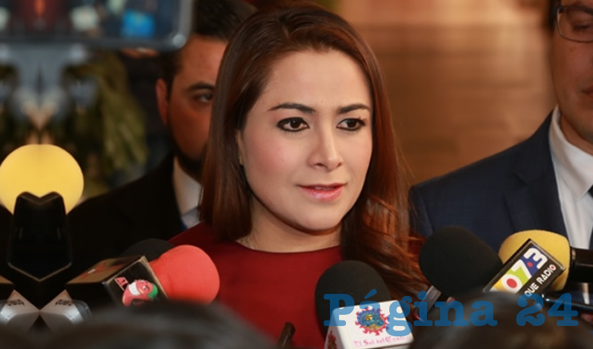 Tere Jiménez Esquivel, presidenta municipal de Aguascalientes (Foto: Eddylberto Luévano Santillán)