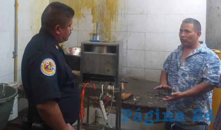 El propietario del negocio fue instruido sobre las medidas m&iacute;nimas de seguridad que debe observar en su peque&ntilde;a industria