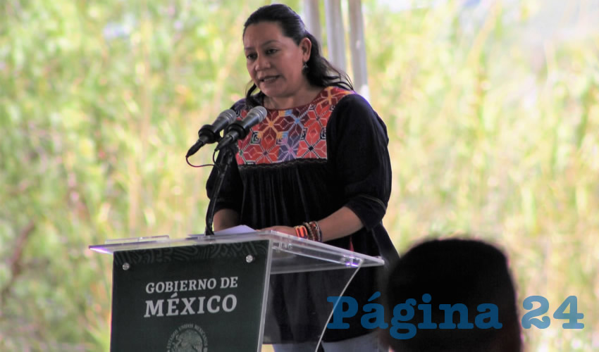 Mar&iacute;a Luisa Albores Gonz&aacute;lez, secretaria de Bienestar (Foto: Luis Fernando Reyes Ortega)