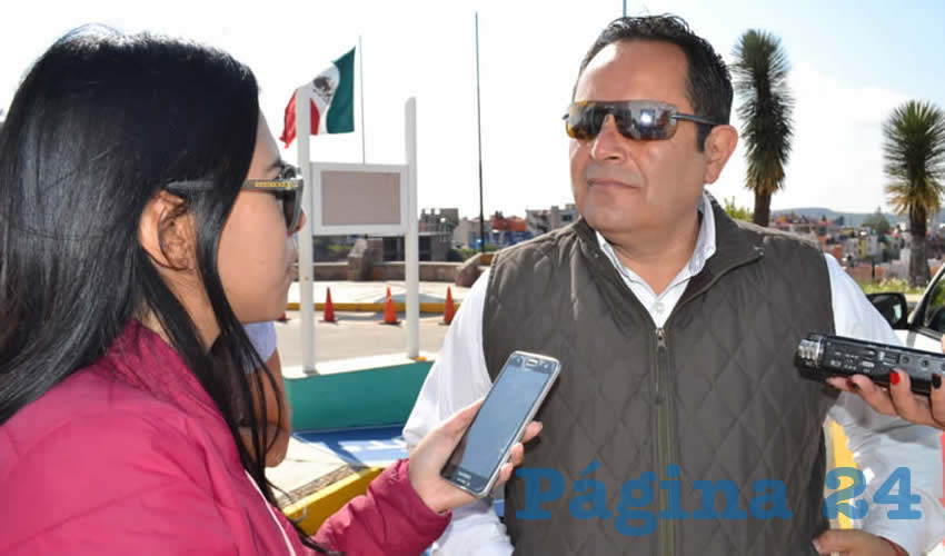 Antonio Caldera Alaniz, titular de la Dirección Estatal de Protección Civil (Foto Rocío Castro)