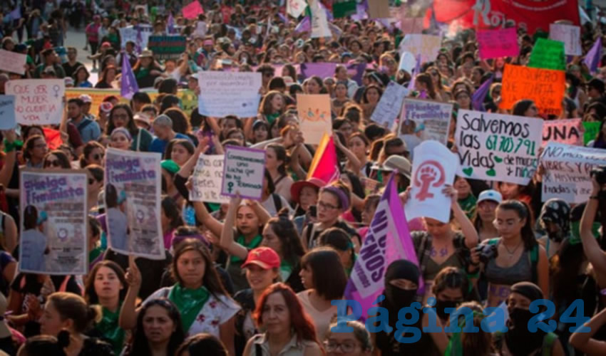 Ayer, marcharon las mujeres (Foto: Cuartoscuro)