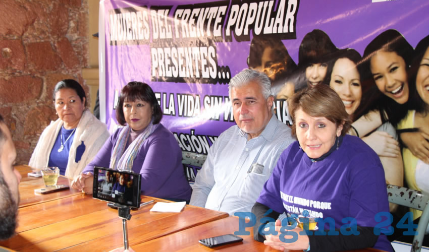 En conferencia de prensa, el senador de la República por el partido Movimiento Regeneración Nacional (Morena) José Narro Céspedes (Foto: Rocío Castro Alvarado)