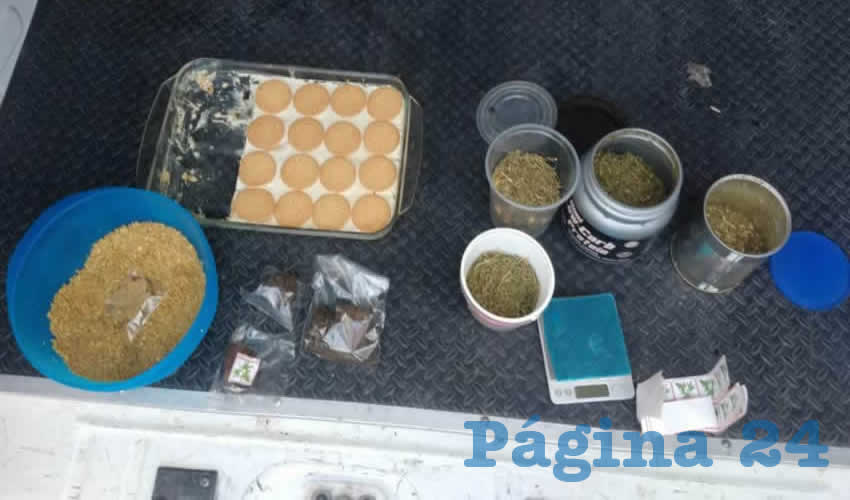 Dulces y comida elaborados con cannabis decomisados por la Polic&iacute;a Estatal