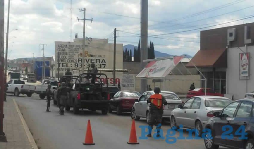 Movilización policíaca