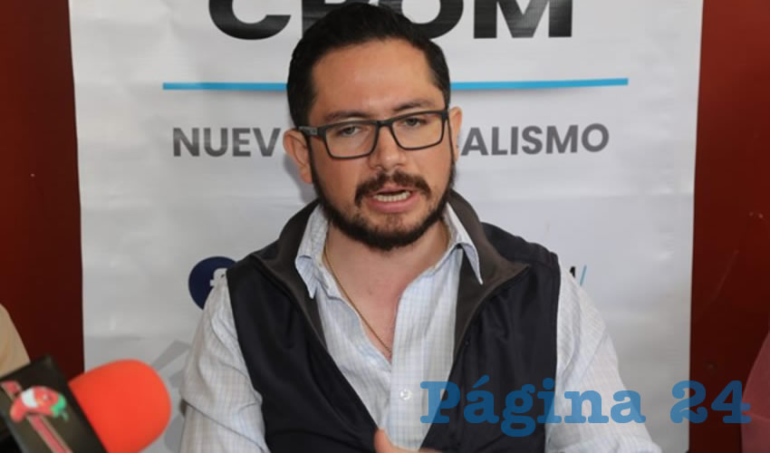 Jes&uacute;s Ram&iacute;rez P&eacute;rez, dirigente de la Confederaci&oacute;n Regional Obrera Mexicana (Foto: Eddylberto Lu&eacute;vano Santill&aacute;n)