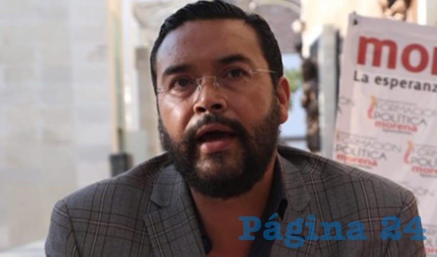 David Alejandro de la Cruz asume la dirigencia de Morena a nivel estatal (Foto: Eddylberto Luévano Santillán)