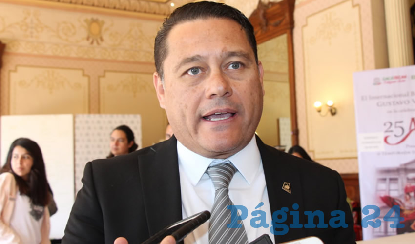 Germán Guerra García, presidente del Colegio de Arquitectos del Estado de Zacatecas (Foto Rocío Castro)