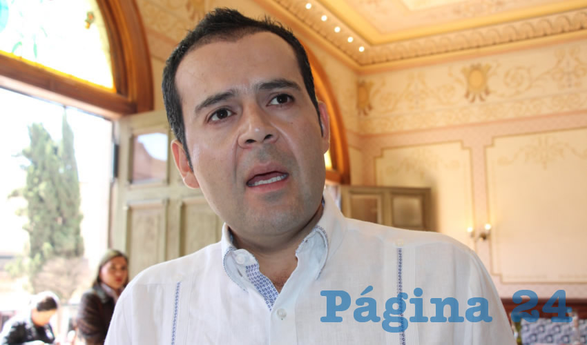 Ulises Mejía Haro, alcalde de Zacatecas, declaró que es una corporación que ha ido evolucionando y ha sido capacitada en materia de derechos humanos (Foto Rocío Castro)