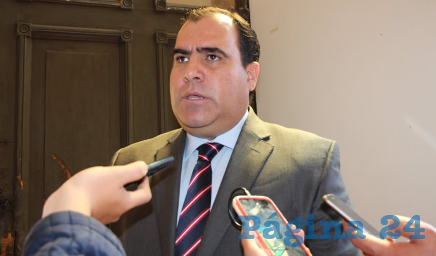 Jorge Luis Pedroza Ochoa, secretario de Obras Públicas (Foto Rocío Castro)