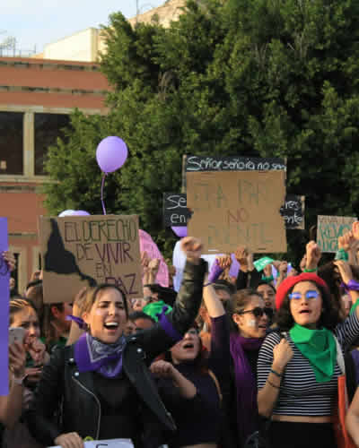 “Gritábamos al unísono, con una sola voz que exige el cambio del patriarcado”