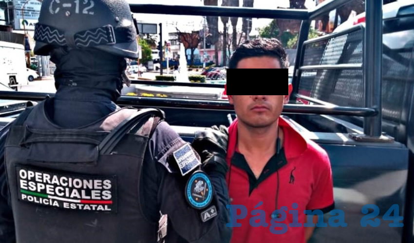 El delincuente Alberto &ldquo;N&rdquo; &ldquo;N&rdquo;, de 24 a&ntilde;os de edad