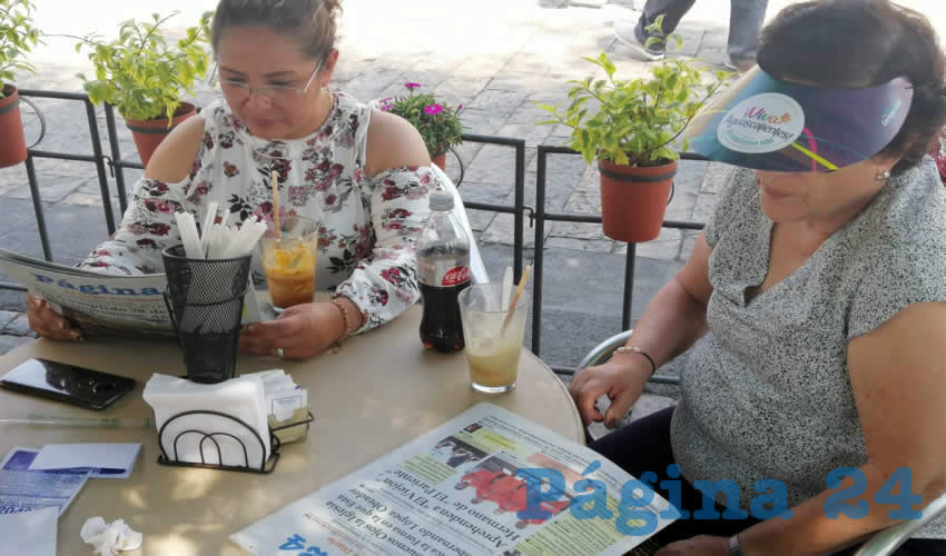 Mayt&eacute; Palacios y Mari Sierra charlaron en Caf&eacute; Catedral