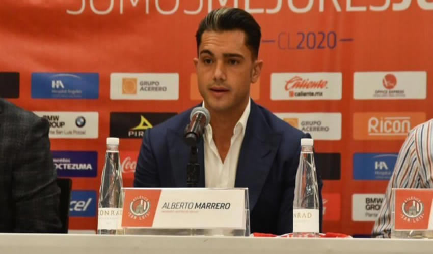 Alberto Marrero Díaz, presidente del club de fútbol Atlético de San Luis (Foto: Especial)